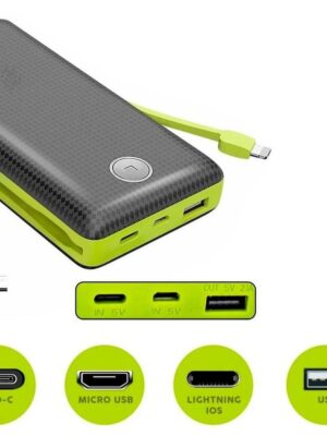 Carregador Portátil Power Bank 20000mAh